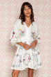 Fillyboo, Dream in Colour - Embroidered Mini Dress in White (For Hire)