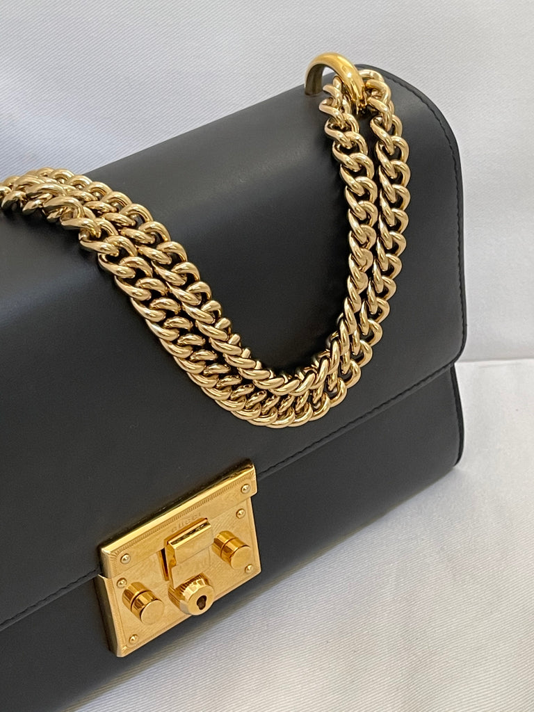 Gucci Padlock Leather Shoulder Bag
