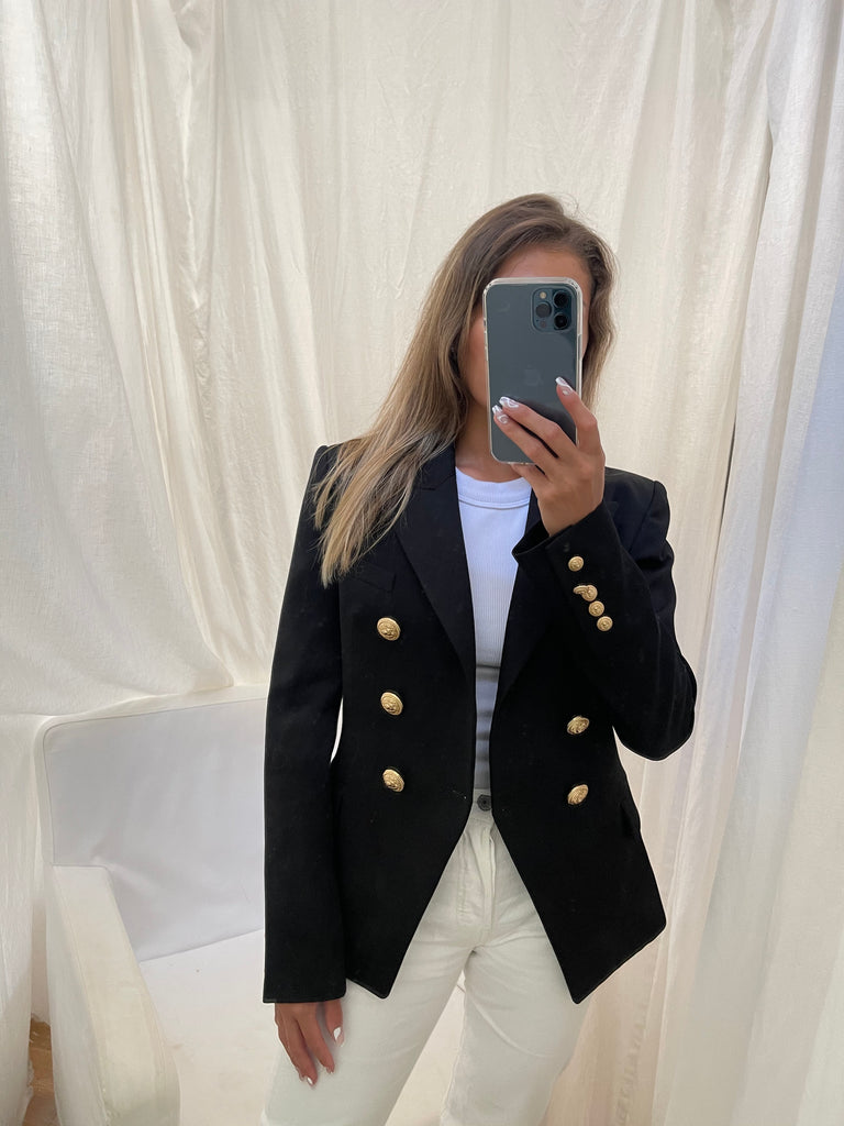 Balmain Double-Breasted Core Blazer