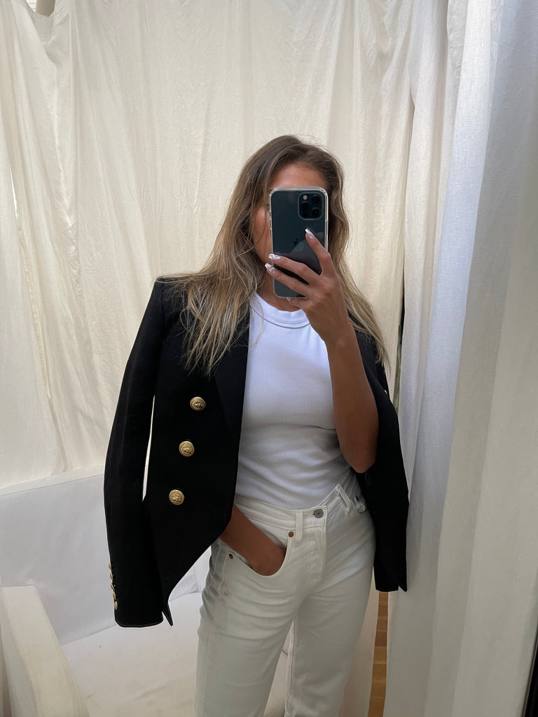 Balmain Double-Breasted Core Blazer