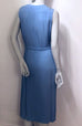 Victoria Beckham Powder Blue Crepe Dress