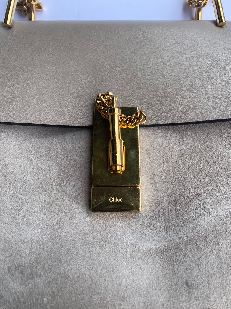 Chloé Taupe Drew Medium Bag