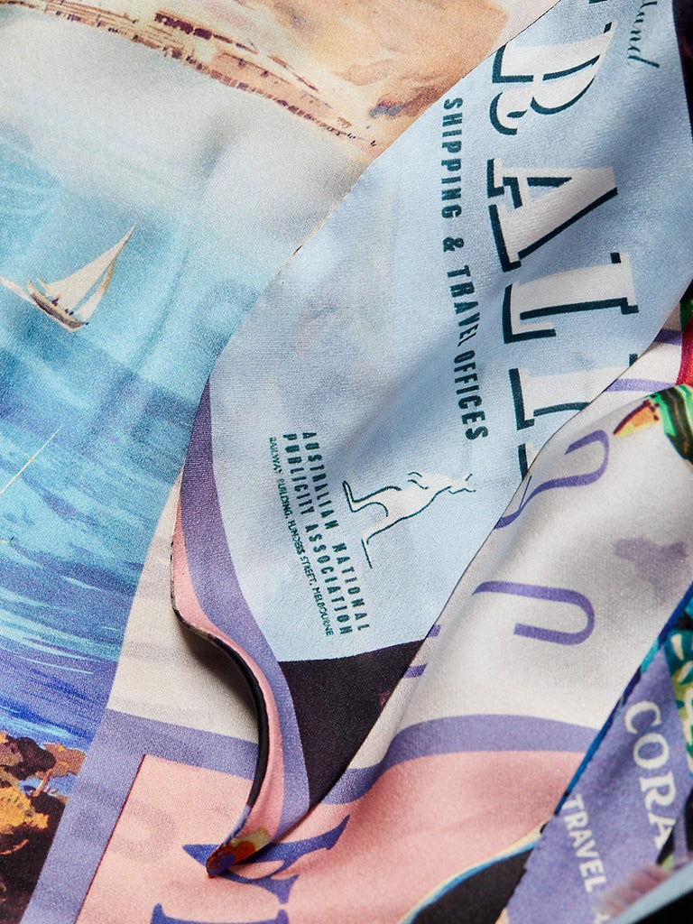 Zimmermann Postcard Chain Tie Midi Dress (For Hire)