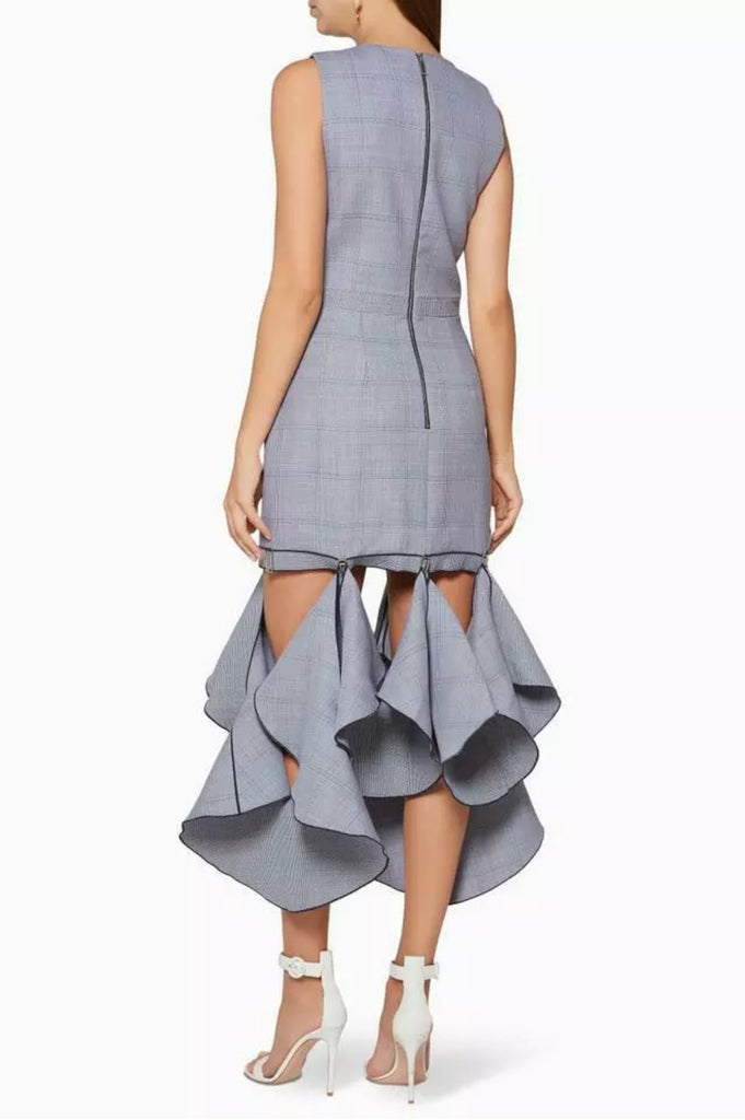 Dion Lee houndstooth deconstructed Lingerie Dress (For Hire)