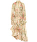 Zimmermann Espionage Floral Corset Silk Dress (For Hire)