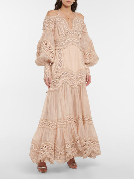 Zimmermann Postcard Embroidered Dress (For Hire)