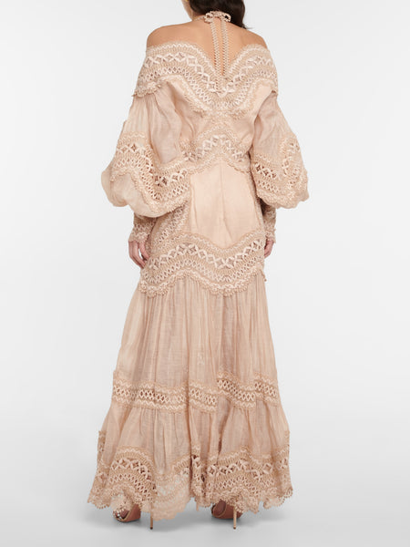 Zimmermann Postcard Embroidered Dress (For Hire)