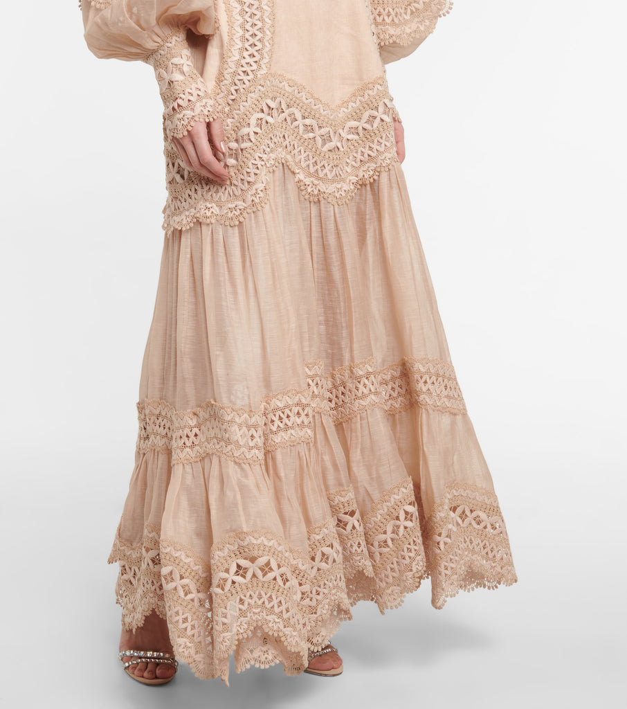 Zimmermann Postcard Embroidered Dress (For Hire)