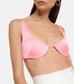 Alex Perry Pierce Satin Bralette Pink