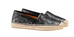 Pre Loved Black Leather Gucci Espadrilles