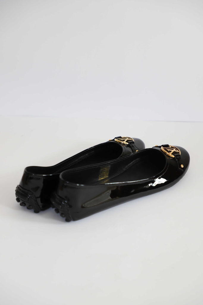 Louis Vuitton Patent Leather Ballerina Flats