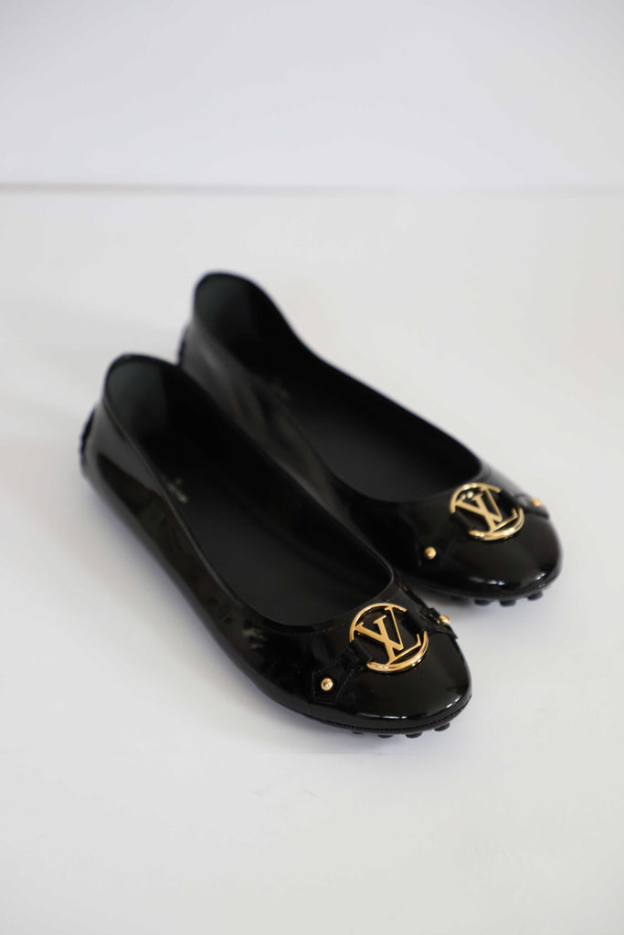 Louis Vuitton Patent Leather Ballerina Flats