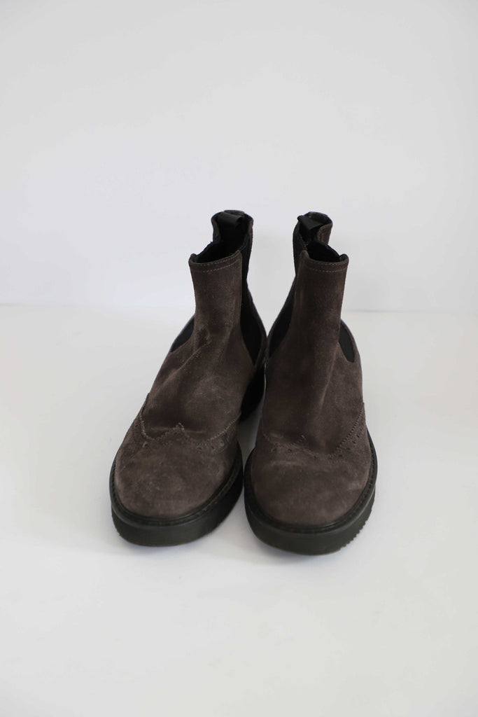 Prada Suede Ankle Boots