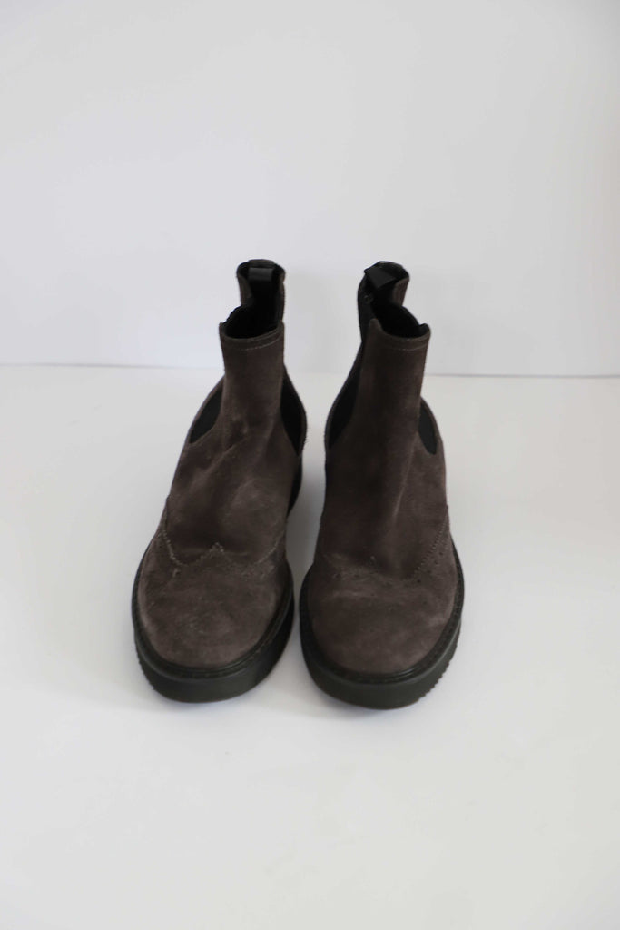 Prada Suede Ankle Boots