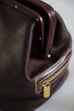 Louis Vuitton Montaigne Bordeaux Leather Handbag