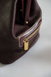 Louis Vuitton Montaigne Bordeaux Leather Handbag