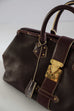 Louis Vuitton Montaigne Bordeaux Leather Handbag