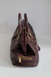 Louis Vuitton Montaigne Bordeaux Leather Handbag