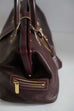 Louis Vuitton Montaigne Bordeaux Leather Handbag