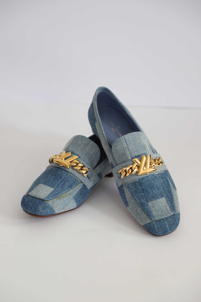 Louis Vuitton Denim Loafers