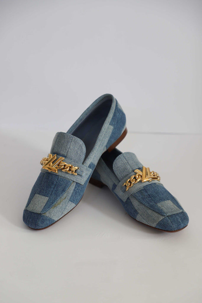 Louis Vuitton Denim Loafers