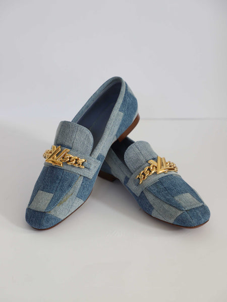 Louis Vuitton Denim Loafers