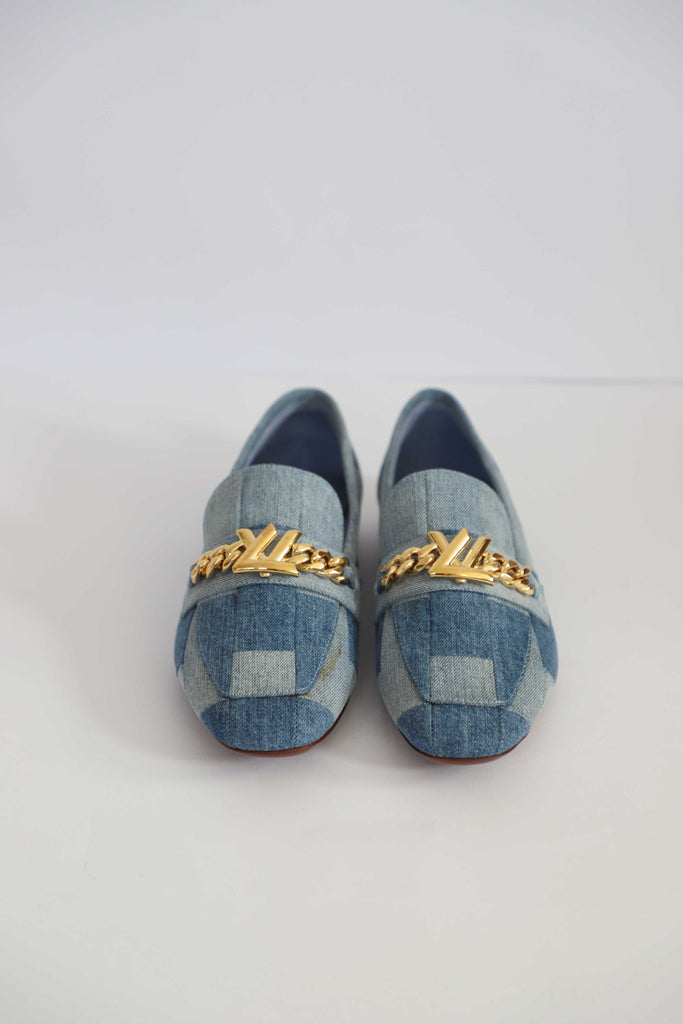 Louis Vuitton Denim Loafers