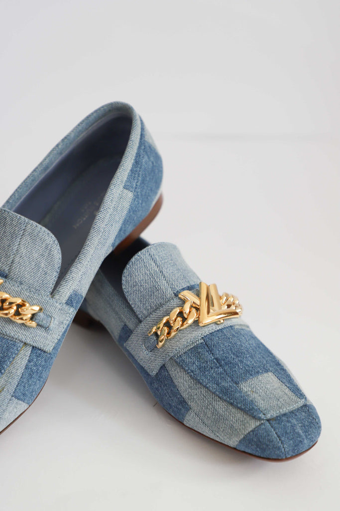 Louis Vuitton Denim Loafers