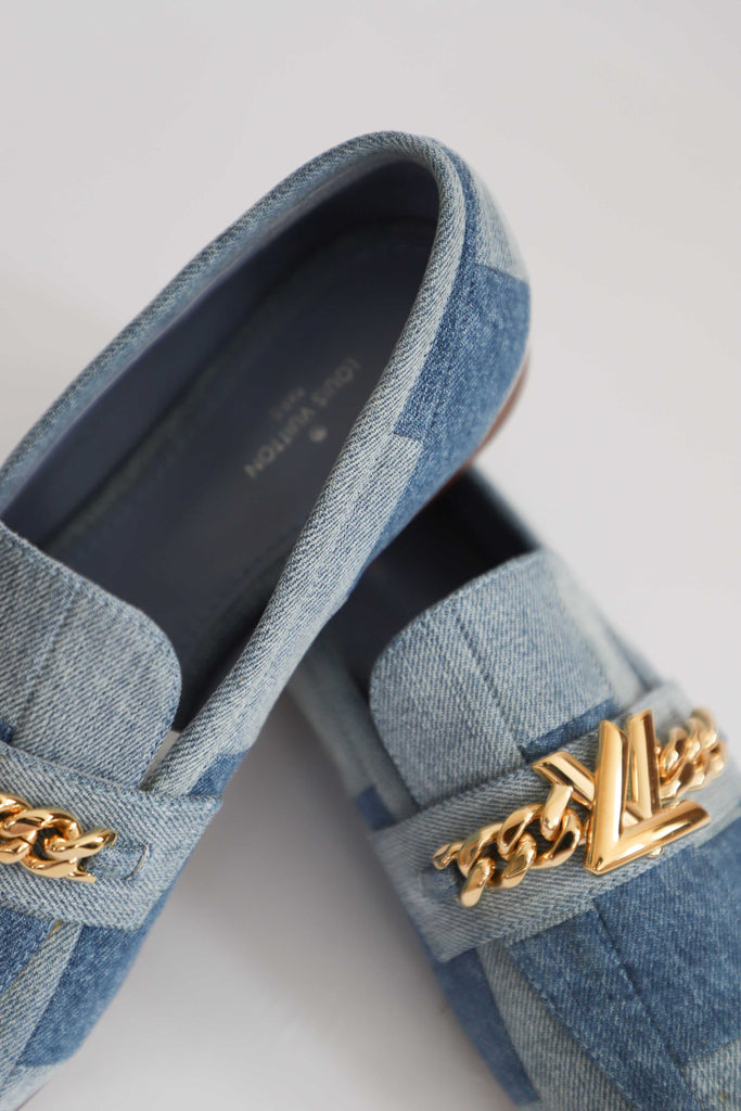 Louis Vuitton Denim Loafers