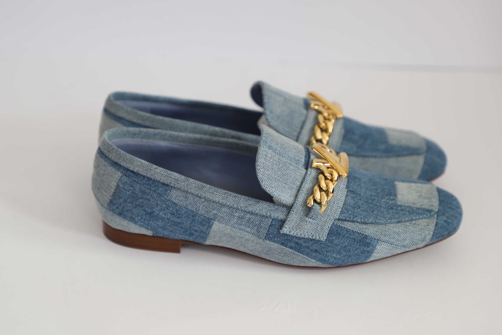 Louis Vuitton Denim Loafers