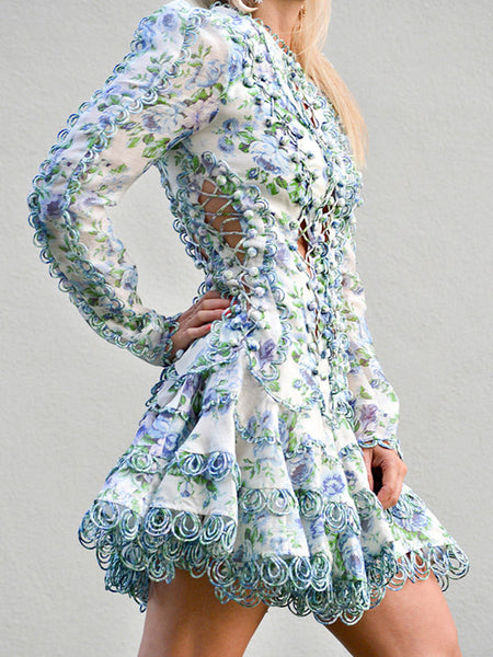 Zimmermann Whitewave Laced Flip Dress (For Hire)