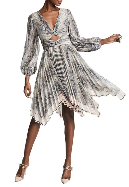 zimmermann corsage pleat mini dress Corsage Pleated Dress | Zimmermann