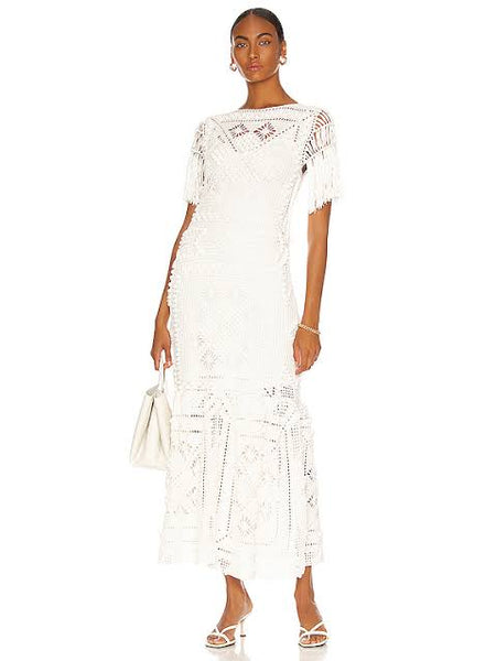 Zimmermann Candescent Hand Crochet Dress (For Hire)