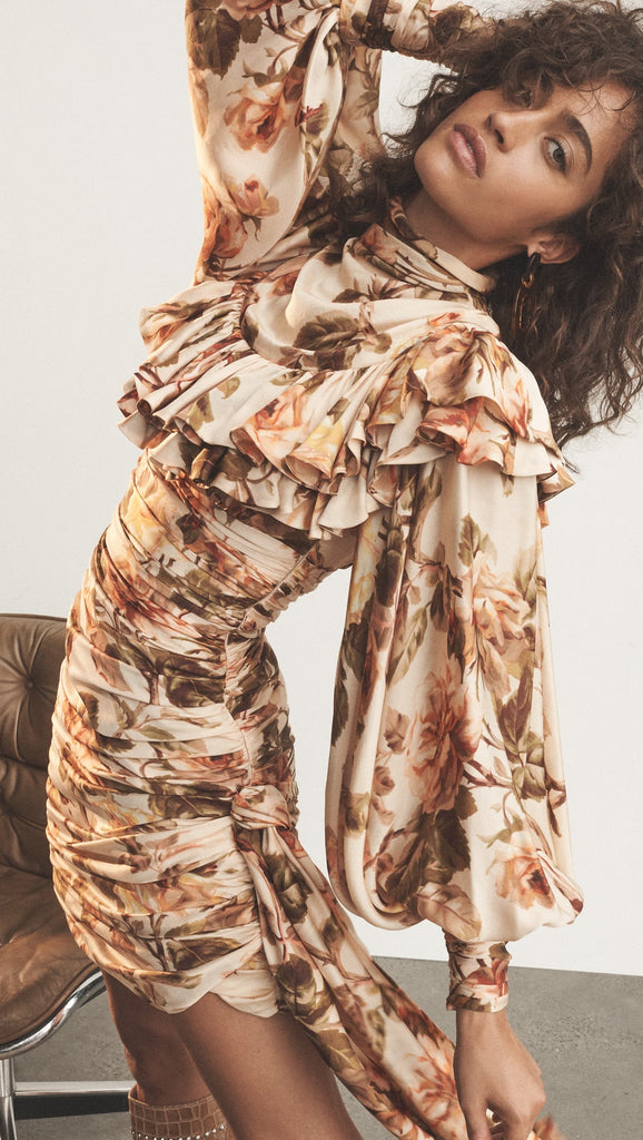 Zimmermann Resistance Ruffle Shoulder Mini (For Hire)