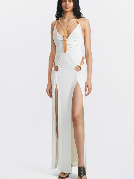 Dion Lee Bridle Gathered Dress Ivory (For Hire)