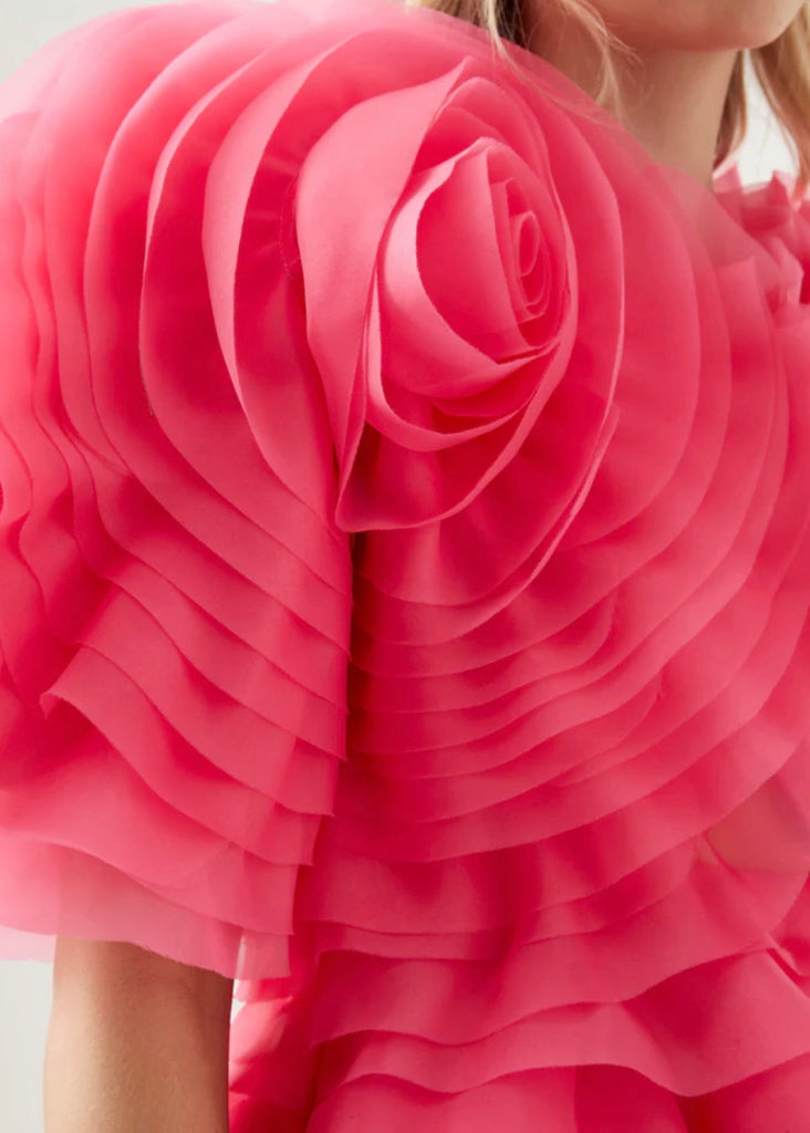 AJE Amour Mini Dress Berry Pink (For Hire)