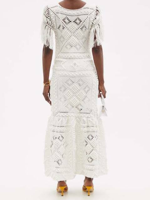 Zimmermann Candescent Hand Crochet Dress (For Hire)