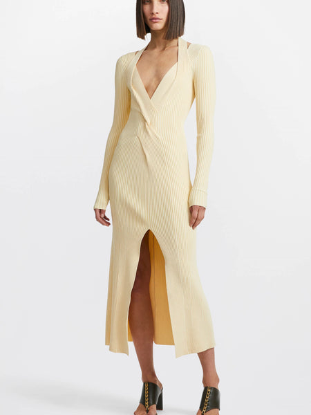 Dion Lee Cable Twist Dress Cream (For Hire)