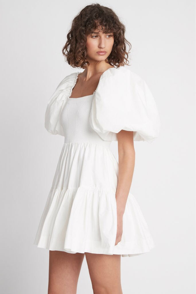 AJE Casa Puff Sleeve Mini Knit Dress (For Hire)