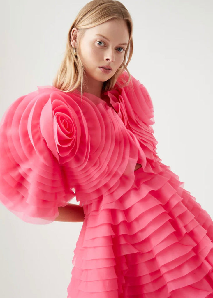 AJE Amour Mini Dress Berry Pink (For Hire)