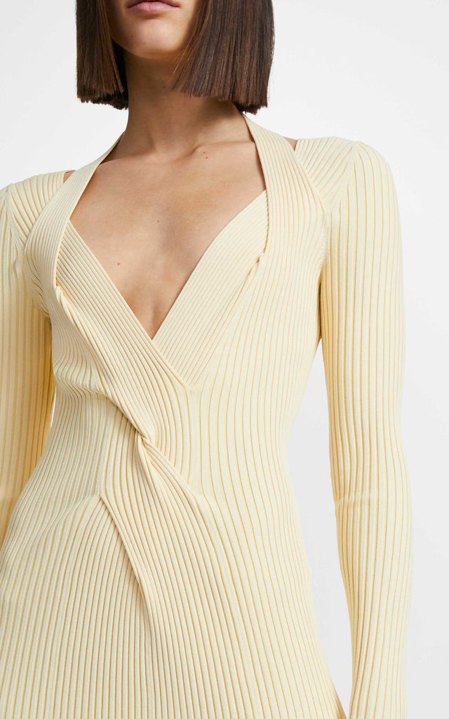 Dion Lee Cable Twist Dress Cream (For Hire)