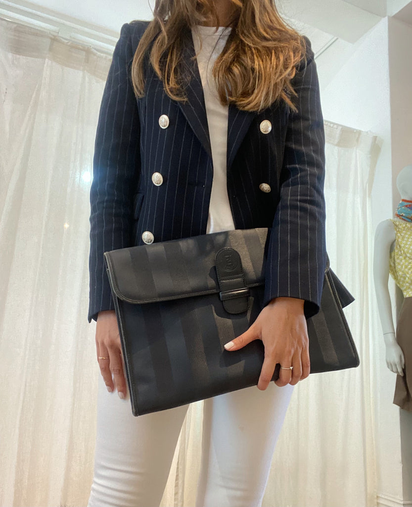 Fendi Vintage Oversized Clutch Bag