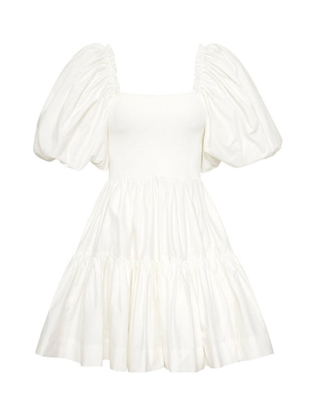 AJE Casa Puff Sleeve Mini Knit Dress (For Hire)