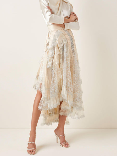 Zimmermann Sabotage Tiered Ruffle Skirt (For Hire)
