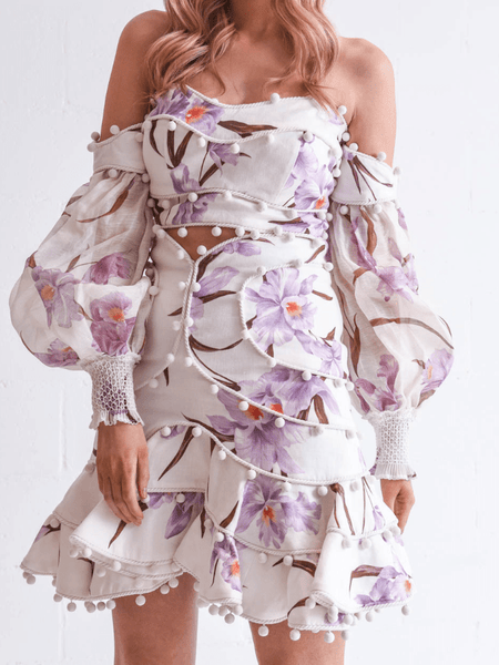 Zimmermann Corsage Bauble Bodice + Skirt Set (For Hire)