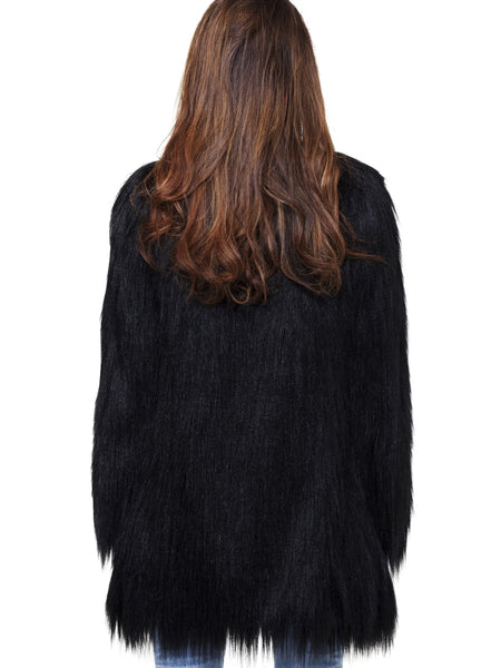 Unreal Fur Black Wanderlust Coat