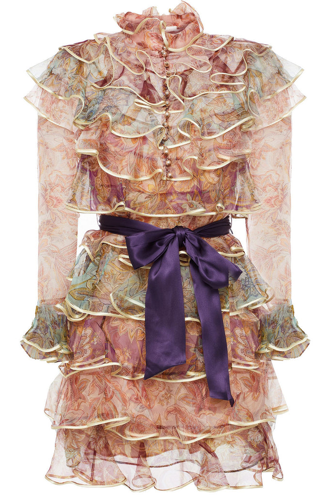 Zimmermann Lucky Tiered Mini Dress (For Hire)