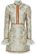 Zimmermann - Ladybeetle Ruffle Collar Mini Dress (For Hire)