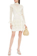 Zimmermann Glassy Frilled Lace Mini Dress (For Hire)