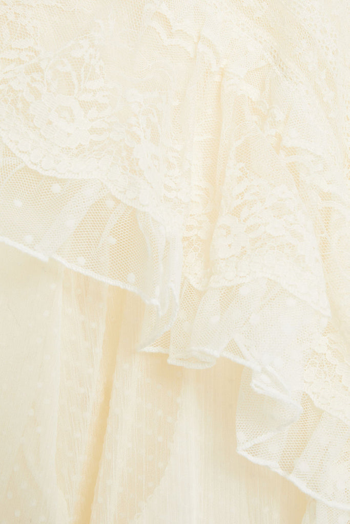 Zimmermann Glassy Frilled Lace Mini Dress (For Hire)